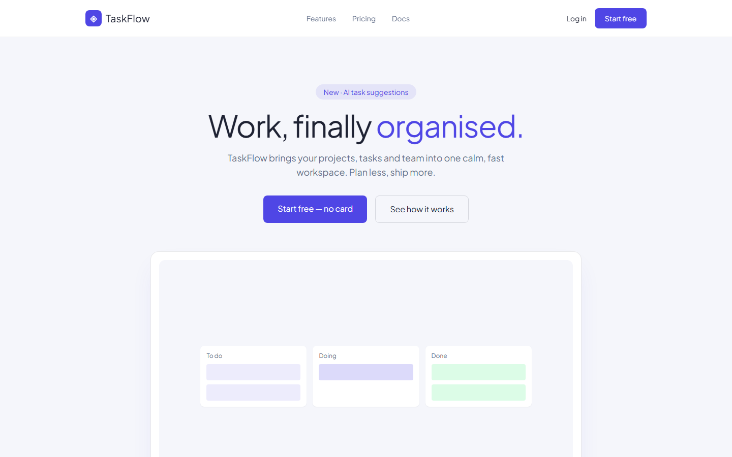 TaskFlow preview