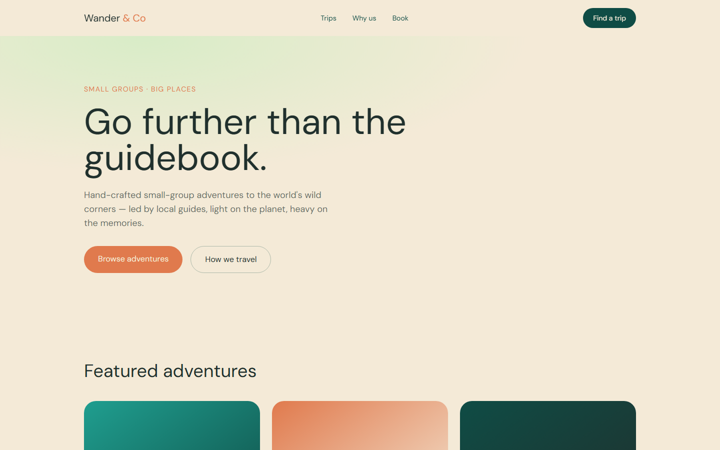 Wander & Co preview