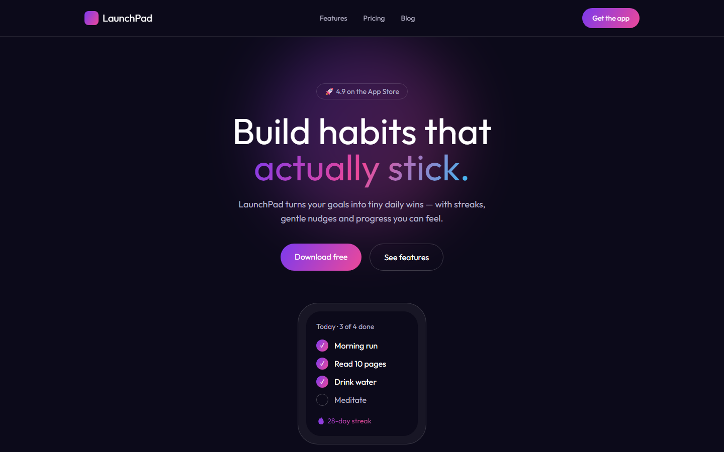 LaunchPad preview